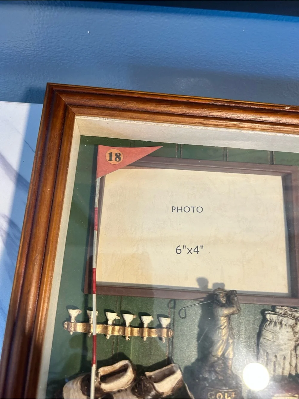 Classic Golf Shadow Box Picture Frame